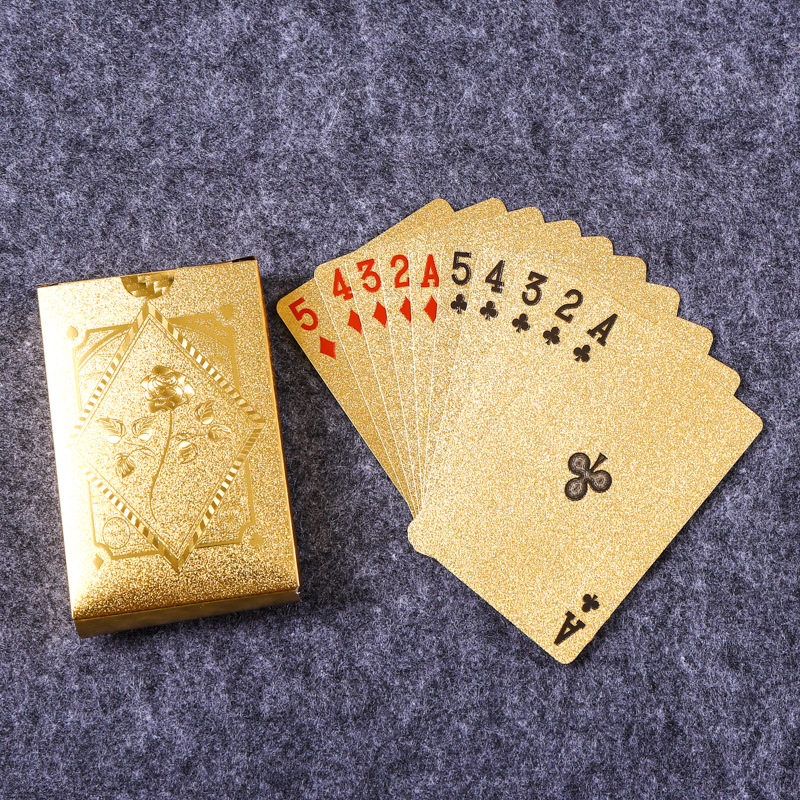 Party Games Using Playing Cards - الذهب احباط الجمجمة بطاقات البوكر مقاوم
