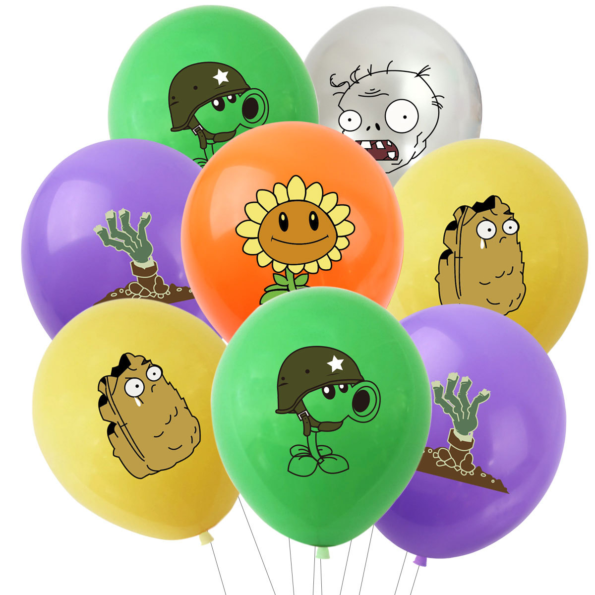 Zombie Party Games - 10 قطعة 12 بوصة النباتات مقابل