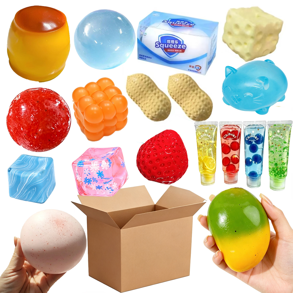 Party Games For Adults - كرة ضغط على شكل فواكه مقرمشة،