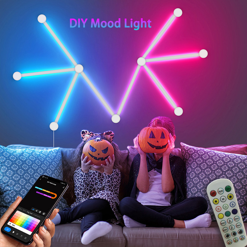Party Games App - مصباح حائط RGB ذكي، شريط إضاءة
