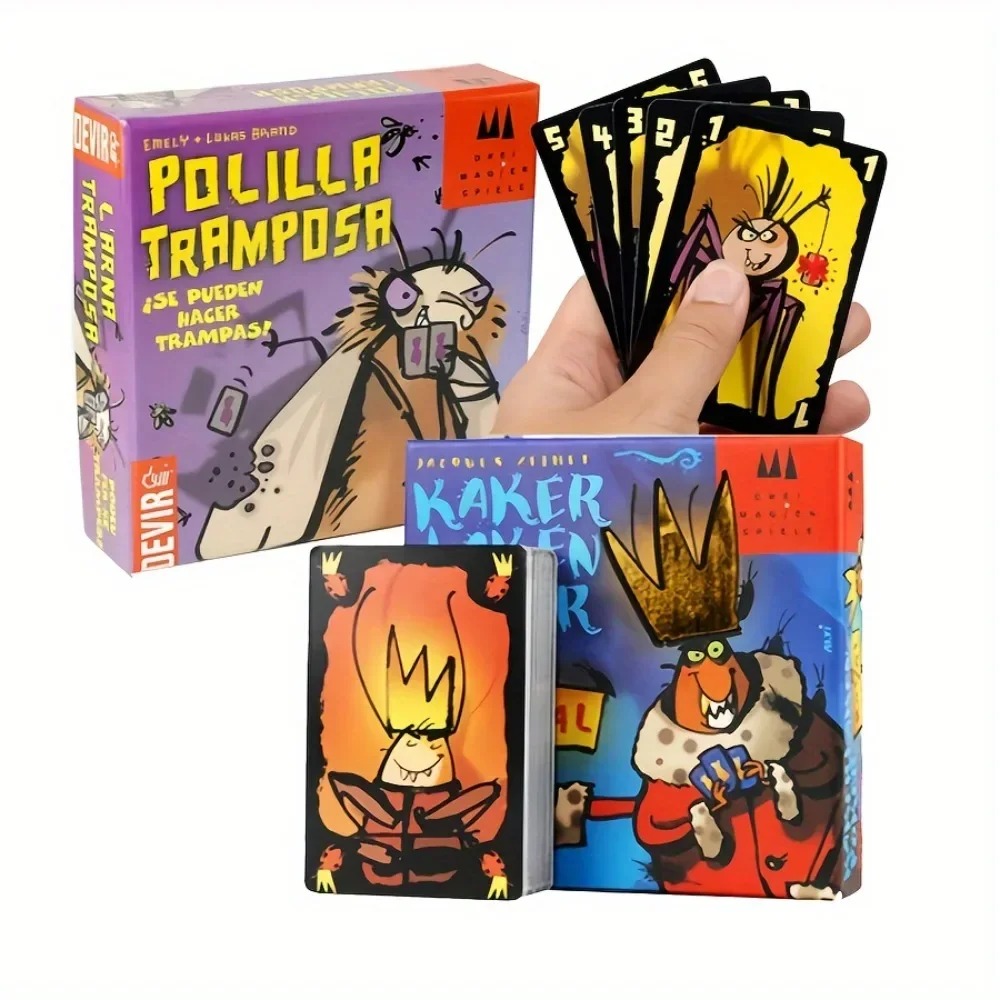 Party Games In Spanish - لعبة بطاقات اللعب Polilla Tramposa Español
