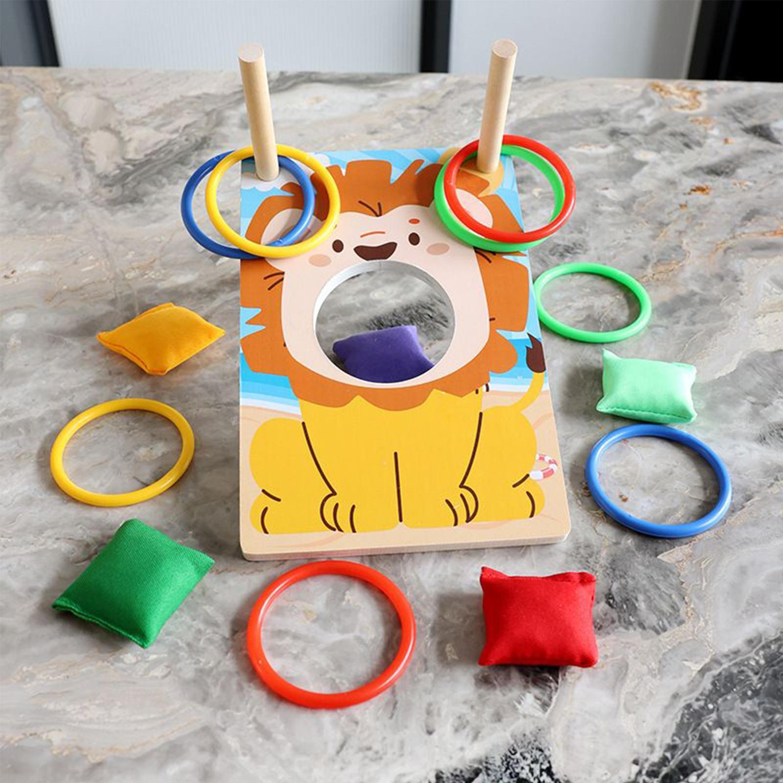 Party Games Group For Adults - لعبة رمي كيس الفاصوليا الخشبية لعبة