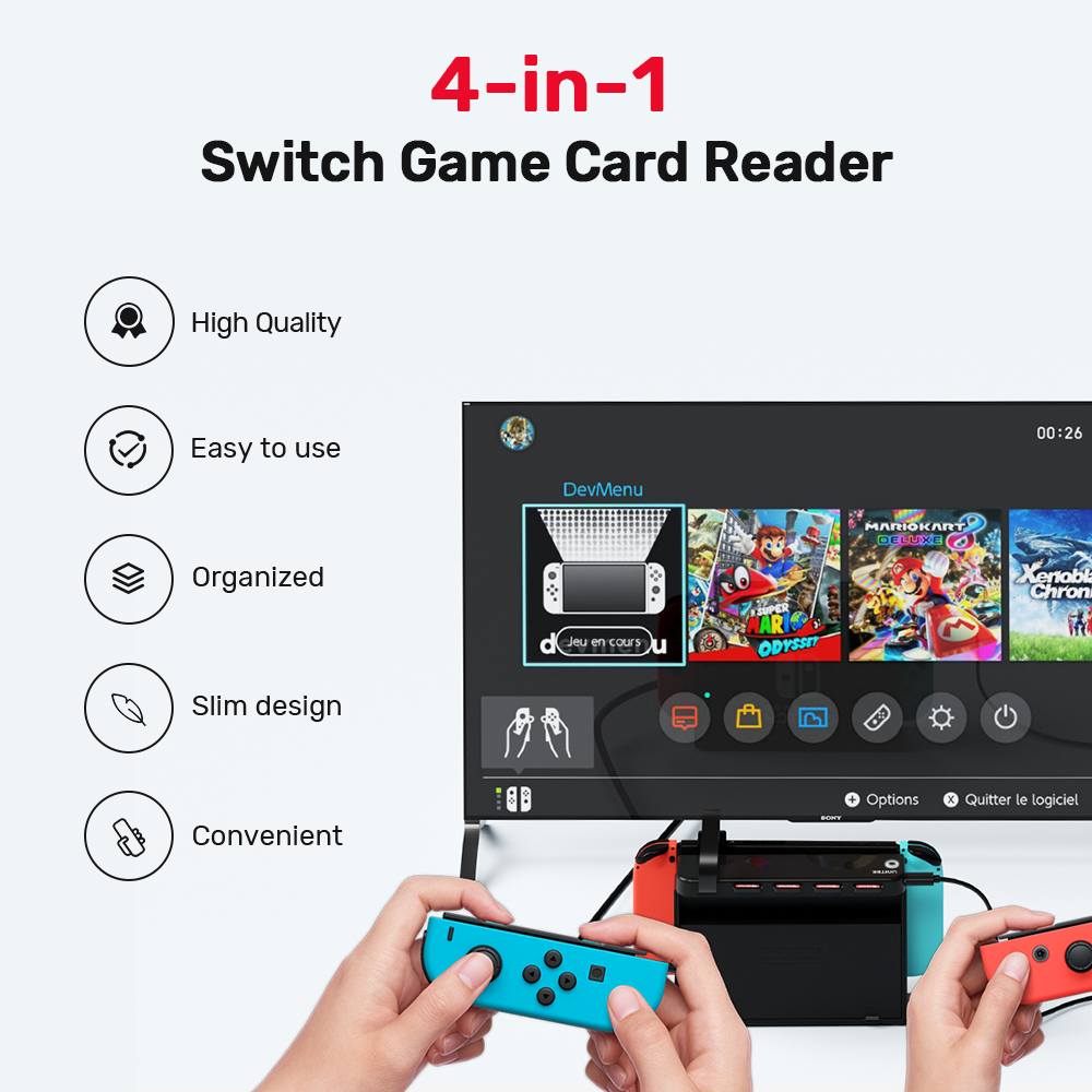 Party Games Nintendo - قارئ بطاقات الألعاب المحمول G1002D لنينتندو