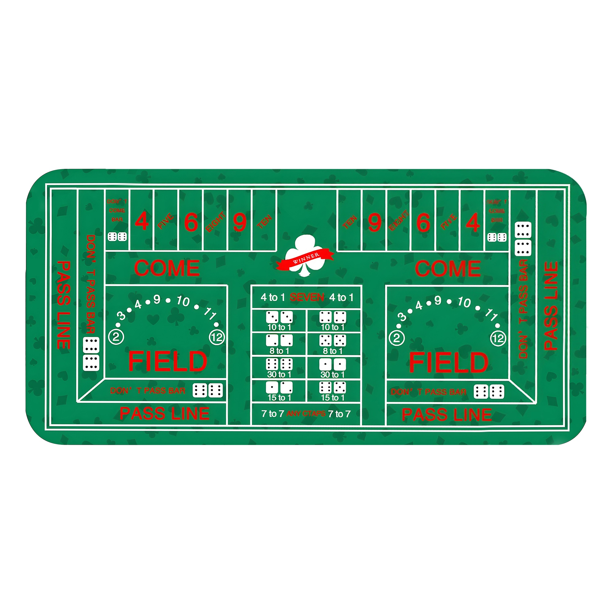 Party Games Cards - سجادة طاولة ألعاب النرد بتصميم خاص