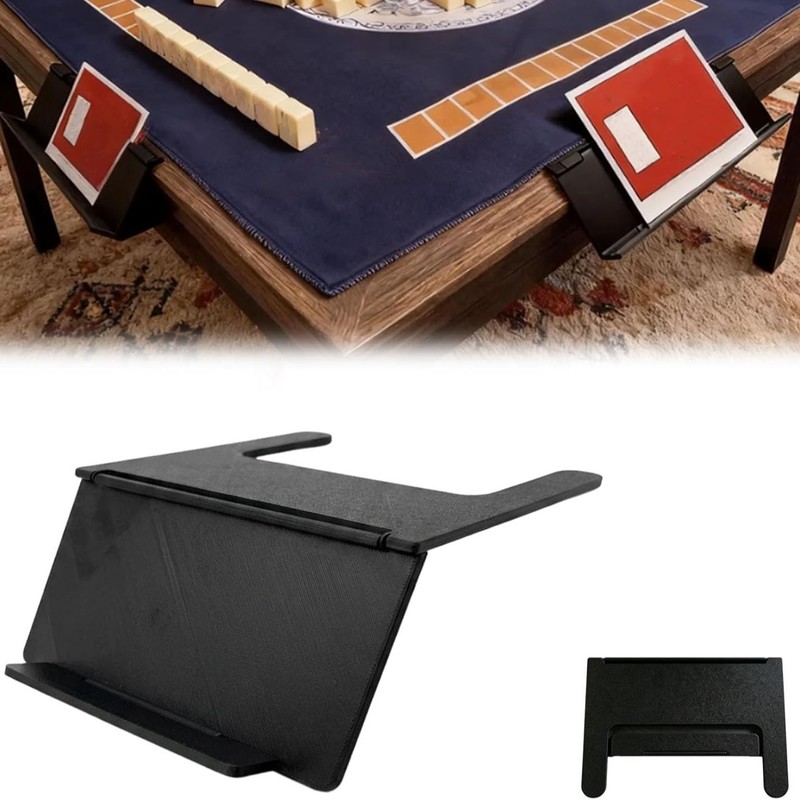 Party Games Adults Indoor - حامل بطاقات ماهجونغ مطبوع ثلاثي الأبعاد