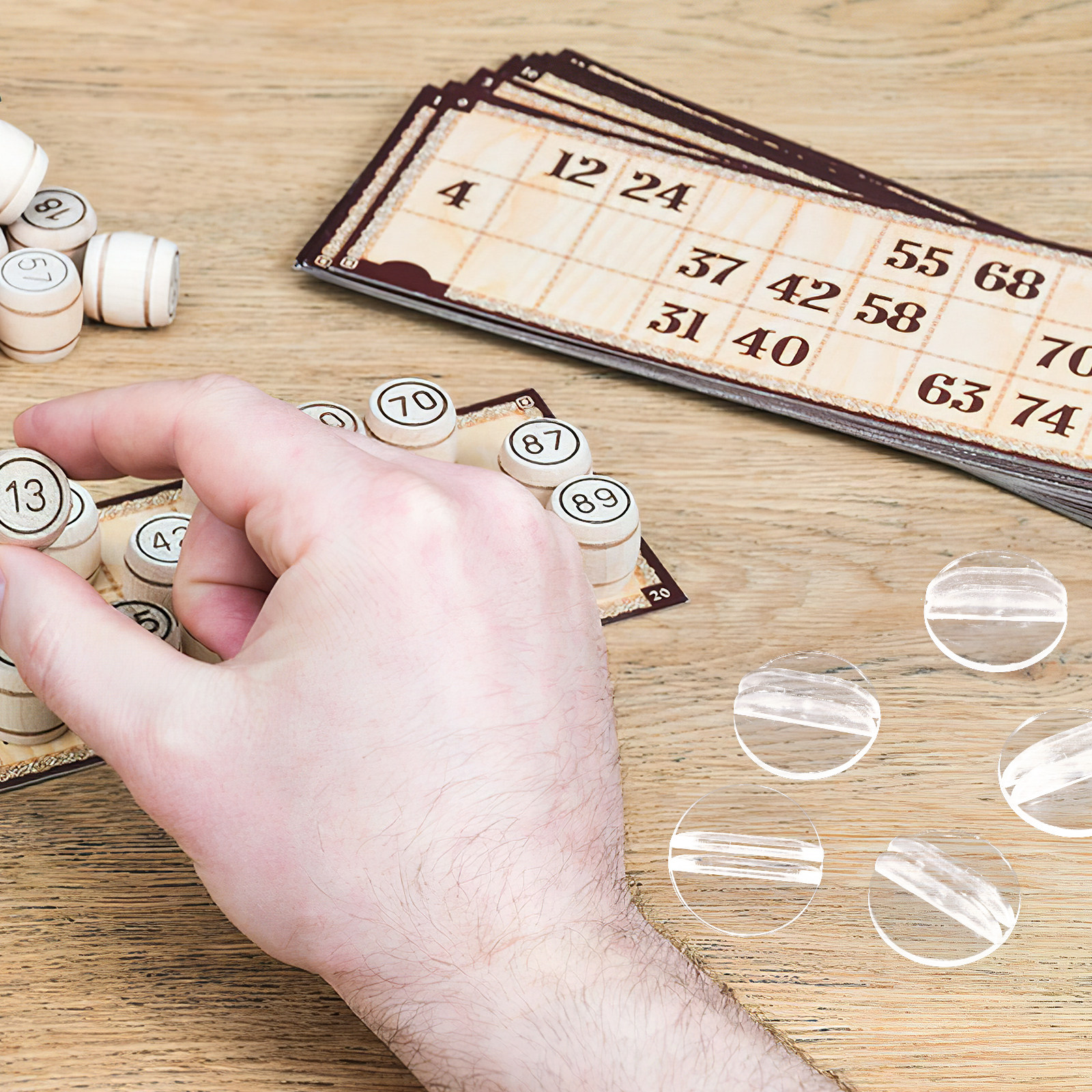 Party Games Using Playing Cards - 50 قطعة حامل بطاقات ألعاب الطاولة
