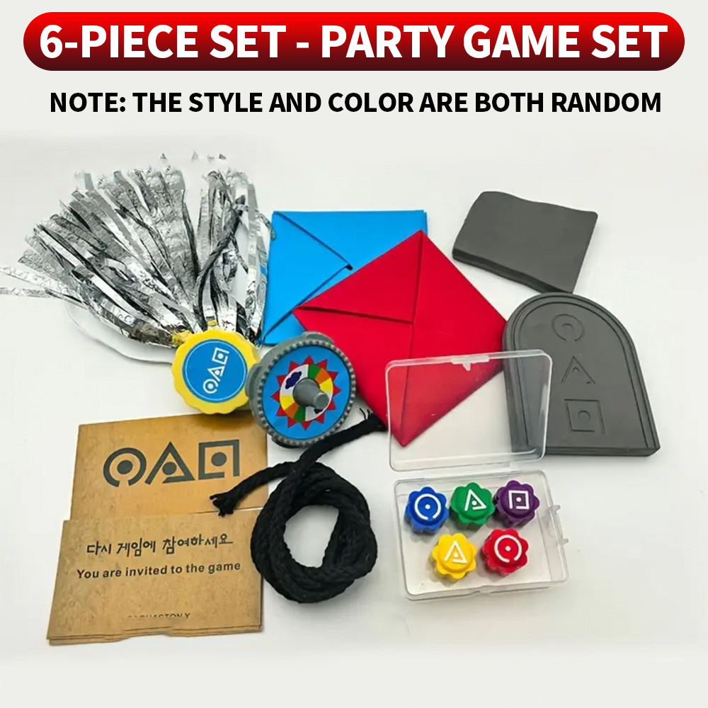 Party Games Multiplayer - مجموعة مكونة من 6 قطع -