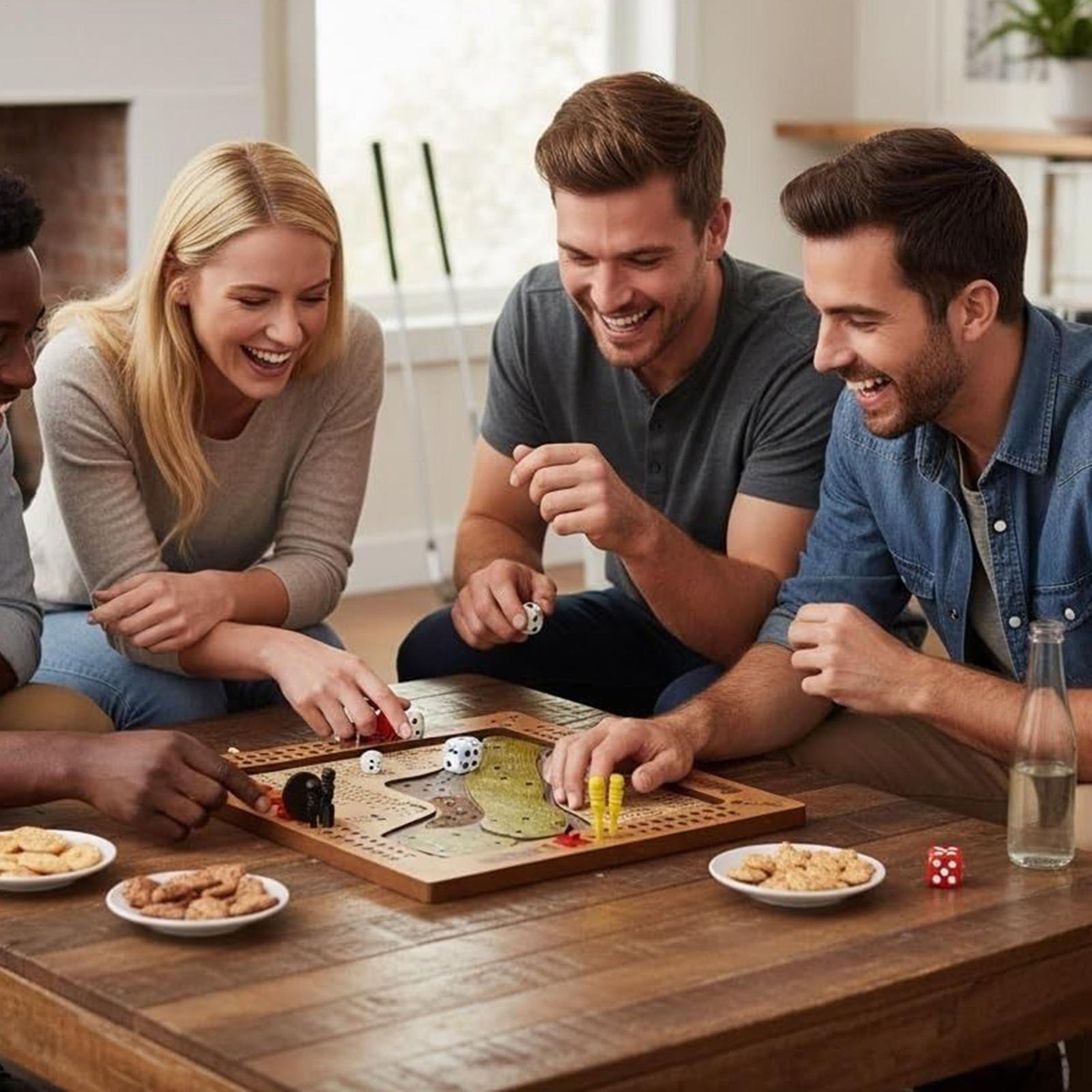 لعبة نرد الجولف الخشبية لعبة ا - مراجعة Party Games Adults Indoor وسعره