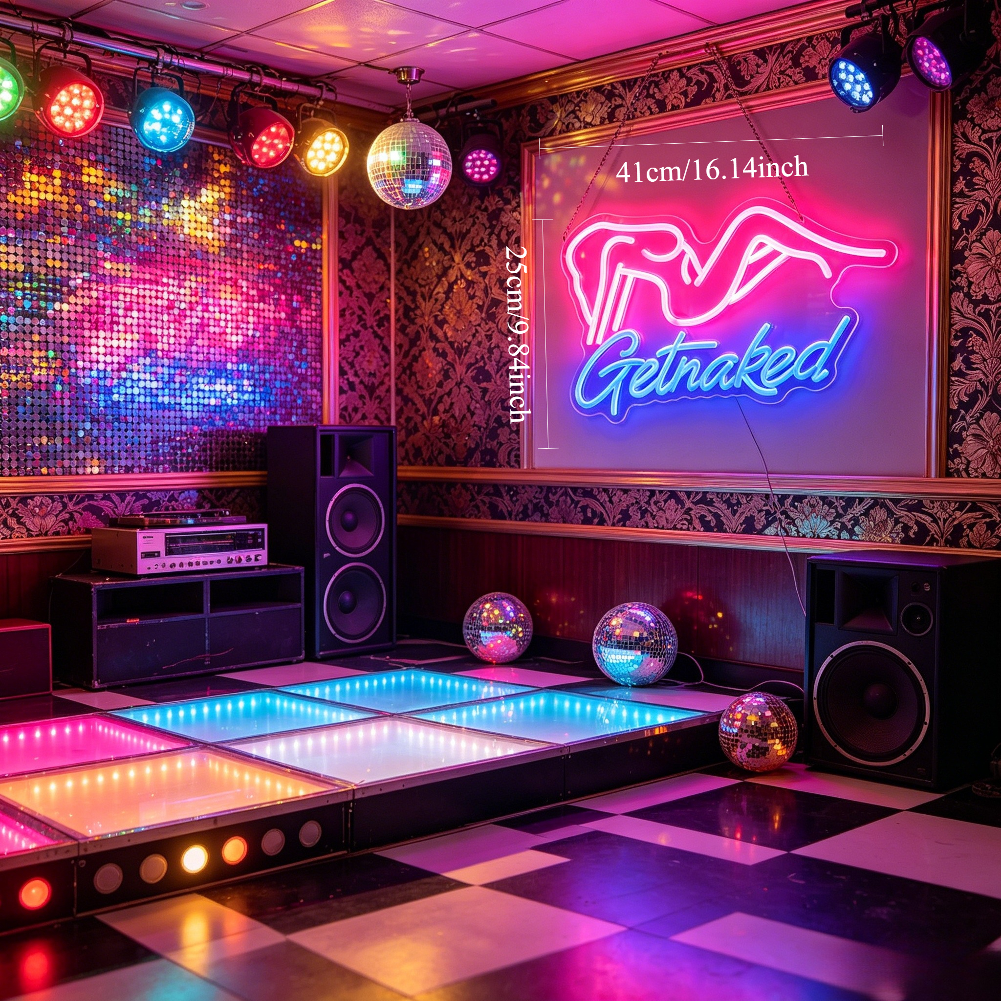 لافتة نيون LED على شكل جسم امر - مراجعة Party Games Shop وسعره