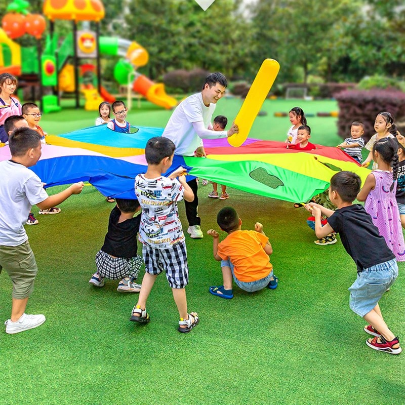 لعبة قفز المظلات قوس قزح متعدد - مراجعة Party Games Group For Adults وسعره