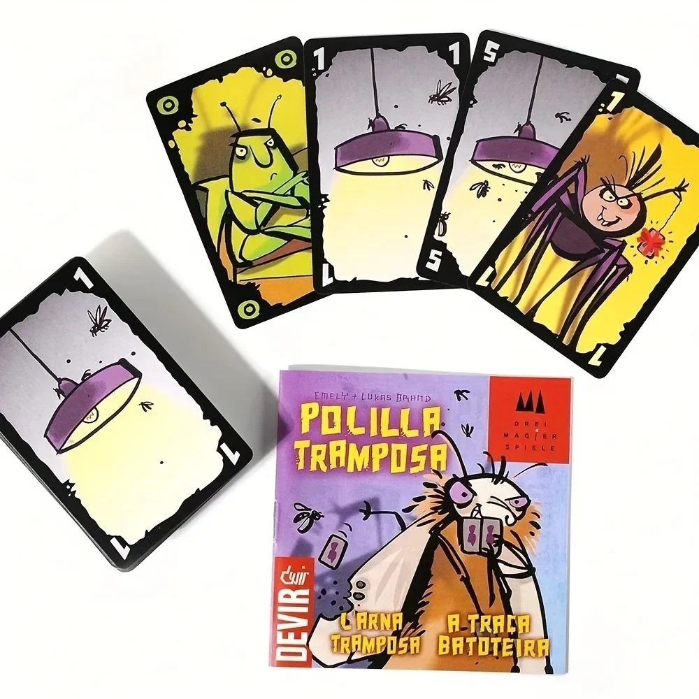 لعبة بطاقات اللعب Polilla Tram - مراجعة Party Games In Spanish وسعره