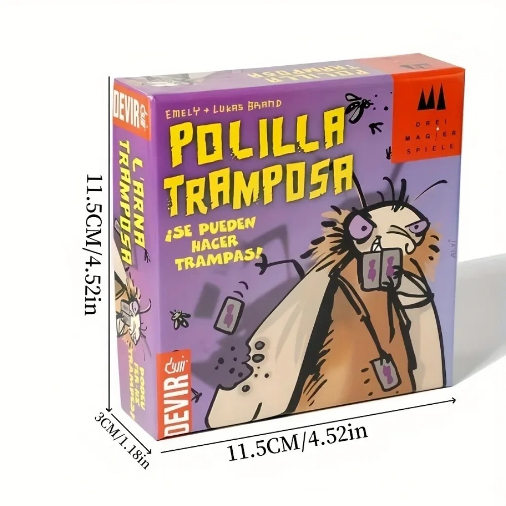 لعبة بطاقات اللعب Polilla Tram - مراجعة Party Games In Spanish وسعره