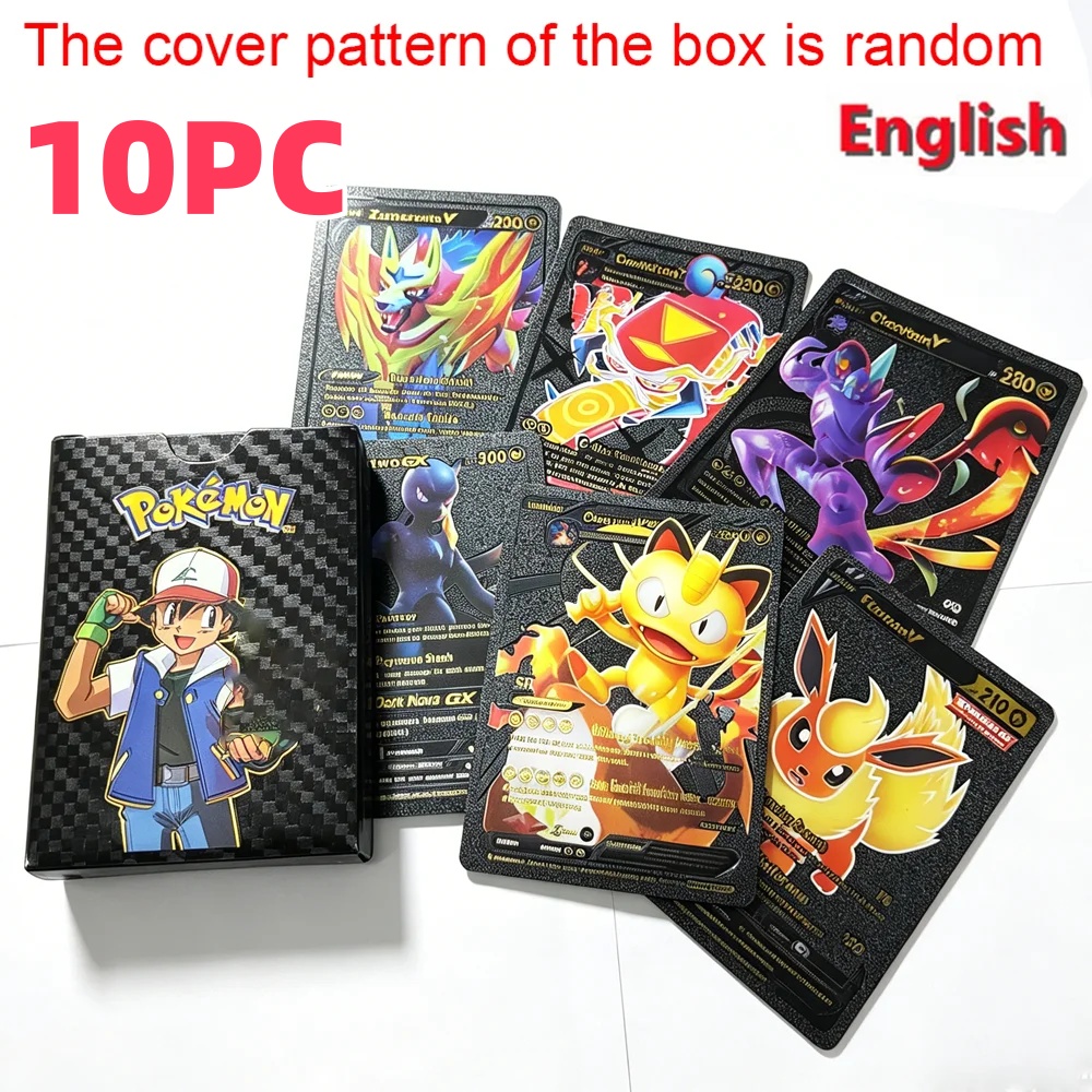 5/10 قطع بطاقات بوكيمون Vmax G - مراجعة Party Games Cards وسعره
