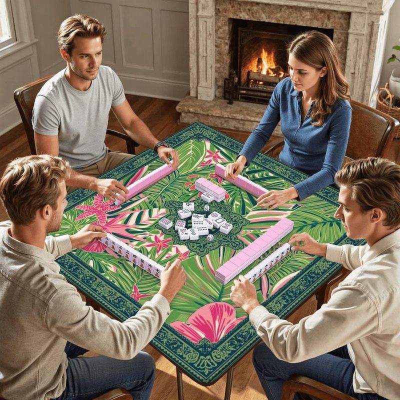سجادة طاولة ماهجونغ من فيكاما  - مراجعة Party Games Adults Indoor وسعره